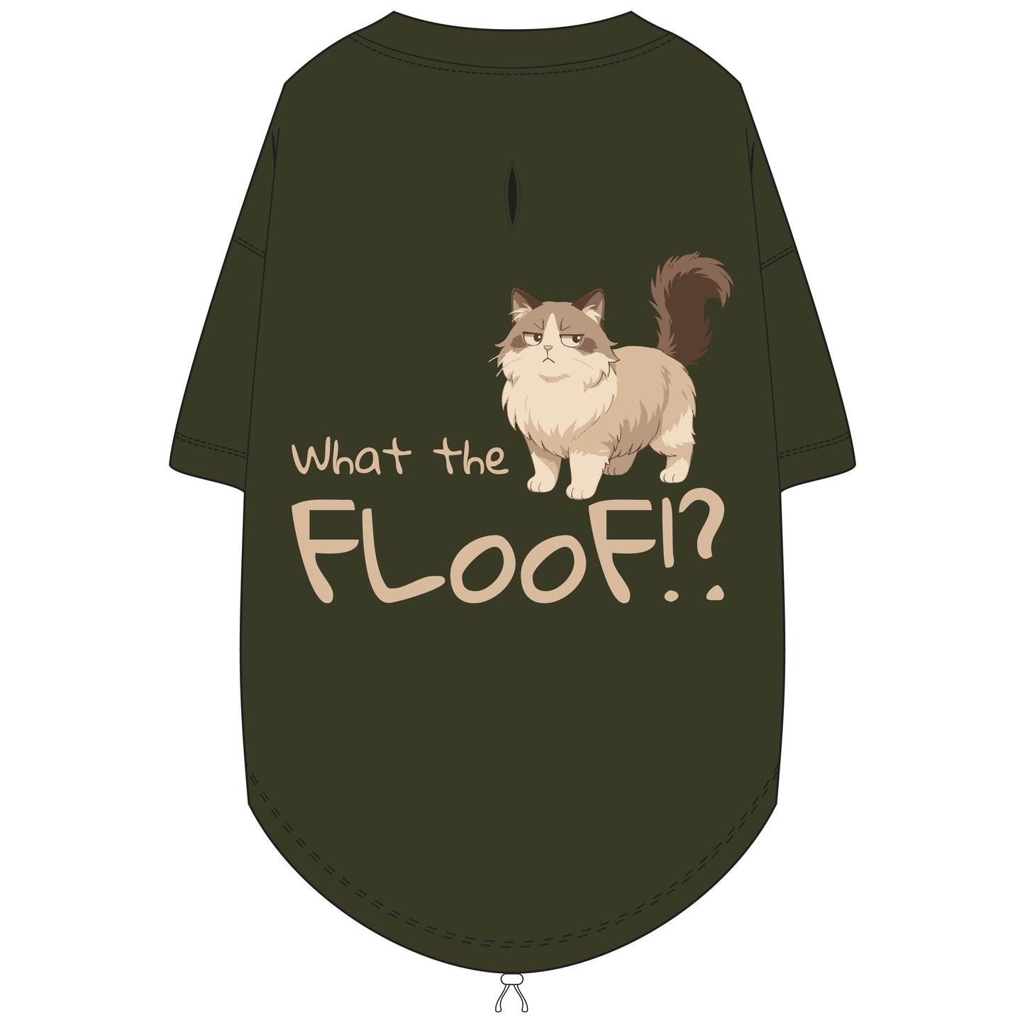 What the Floof?! Dog T-Shirt – Sassy Cat Edition