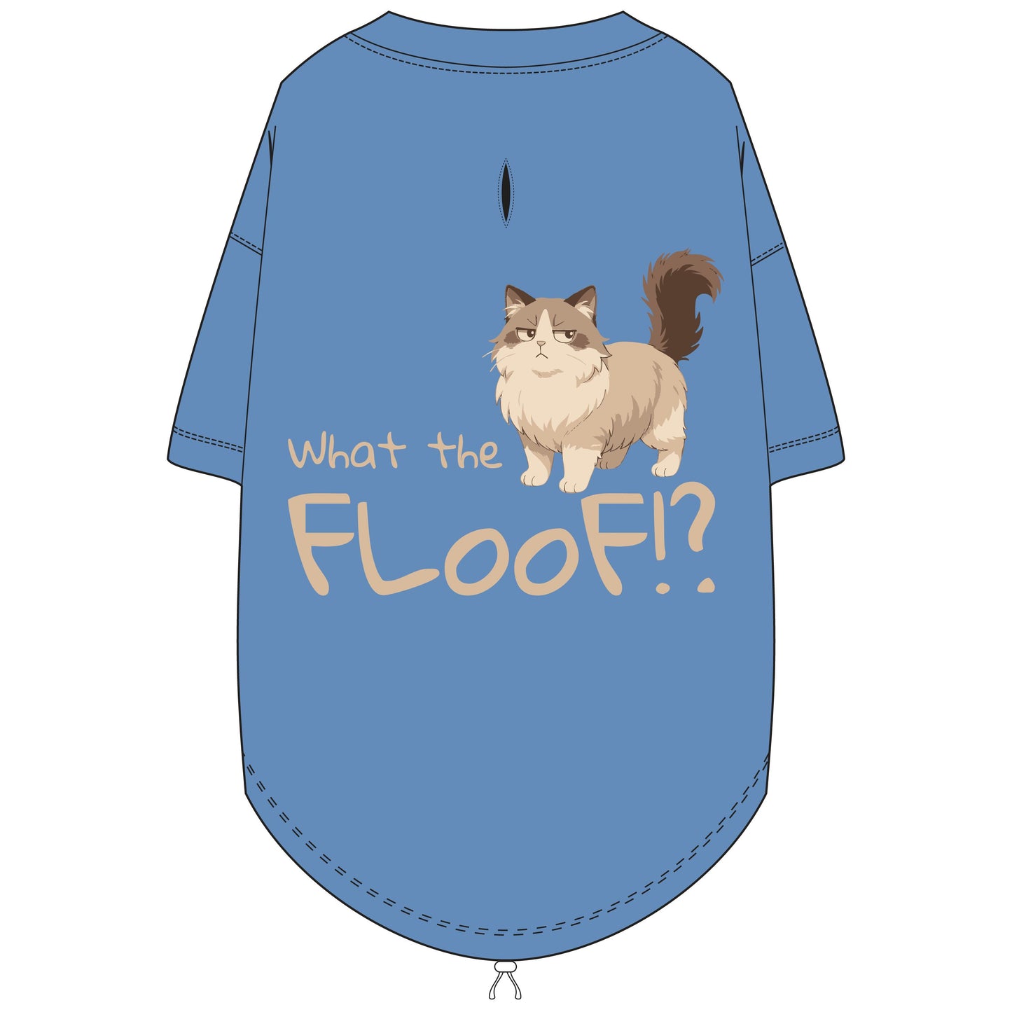 What the Floof?! Dog T-Shirt – Sassy Cat Edition